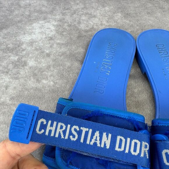 CHRISTIAN DIOR Technical Stretch Camouflage Dio(r)evolution Slide Sandals 38 - Picture 4 of 10